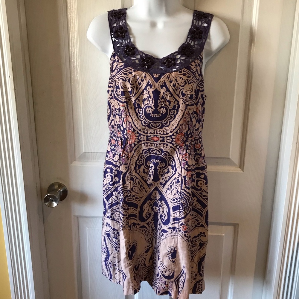 🏈Free People Purple Sheath Dress Size 2
